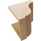 Ekena Millwork 11"W x 11"D x 11"H Wide Van Buren Rough Cedar Woodgrain TimberThane Corbel, Primed Tan CORUR11X11X11VANRCPR - alternate 5